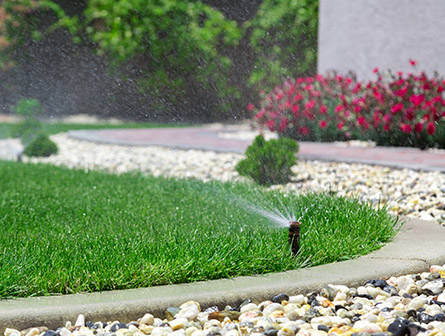 Watering a Lawn
